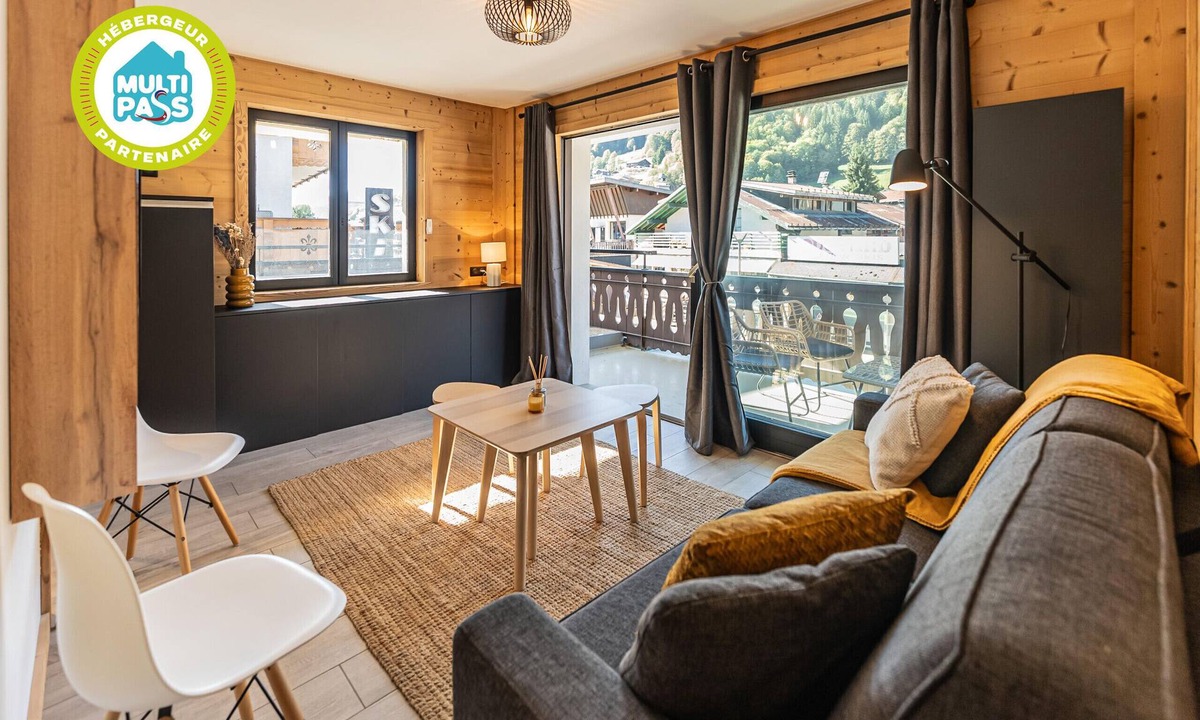 Les Gets Apartment | Apartment La Terrasse de Roma - LES GETS: right in the center and at the foot of the slopes