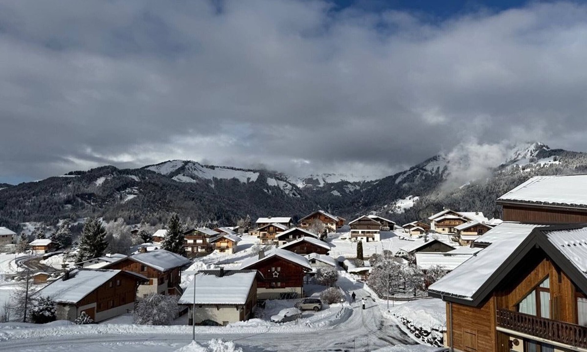 Crest-Voland Apartment | Apartment mountain view - 4 guests