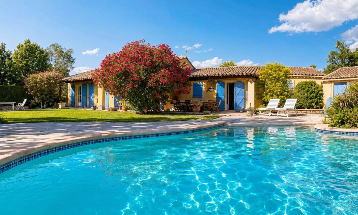 Pernes-les-Fontaines Villa | Family holiday villa with pool, large grounds and views of Mont Ventoux