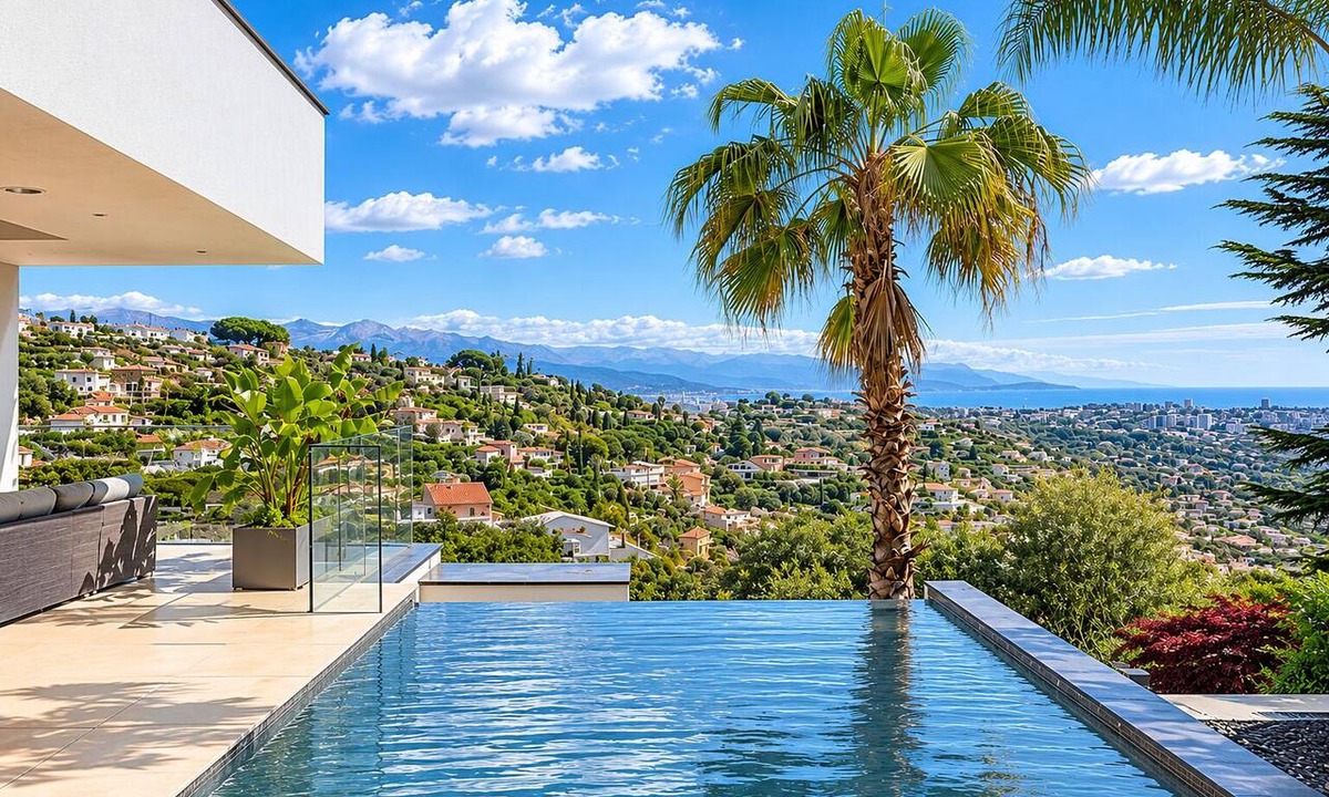 Golfe Juan Villa | Horizons - Contemporary villa with sea view and pool