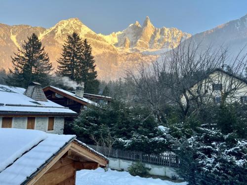 Les Praz-de-Chamonix Apartment | Le Chaney - T2 dans chalet - Massif du Mont-Blanc