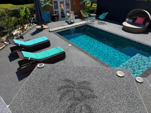 La Machine House | Maison cocooning , avec double jacuzzi et piscine