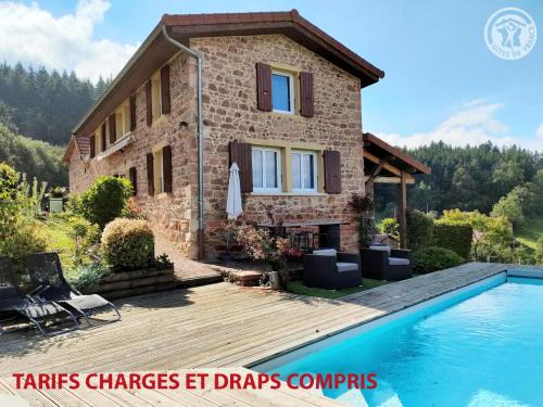 Belmont-de-la-Loire House | Maison de vacances spacieuse avec jardin et animaux admis - FR-1-496-247