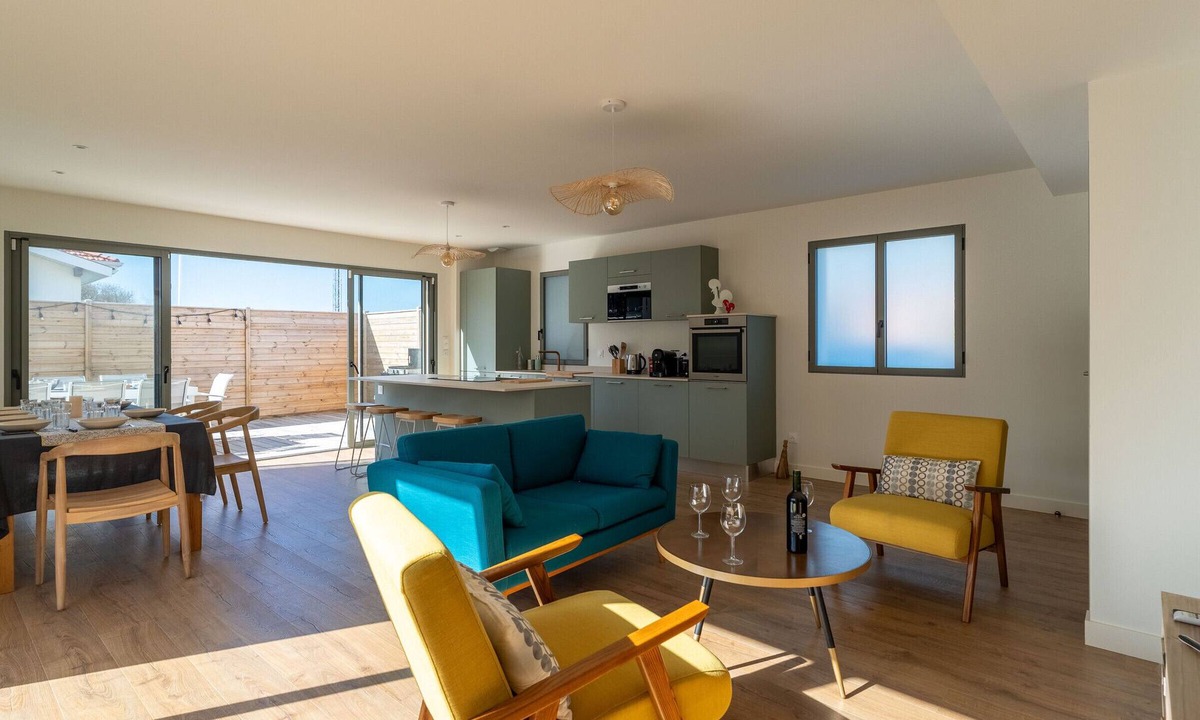 Biscarrosse Plage House | New house near ocean, terrace, parking, 8 people