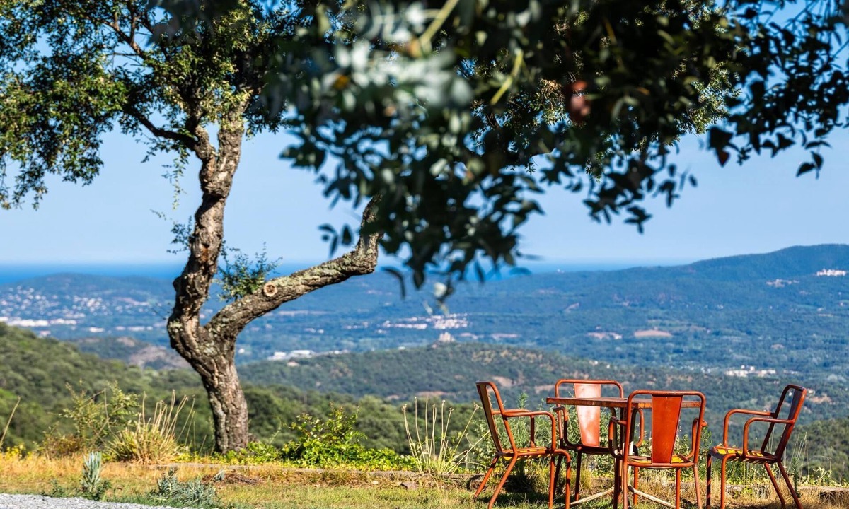 La Garde-Freinet Villa | Provençal Stone Mas sea view | heated pool, tennis, pétanque | 20 min St-Tropez