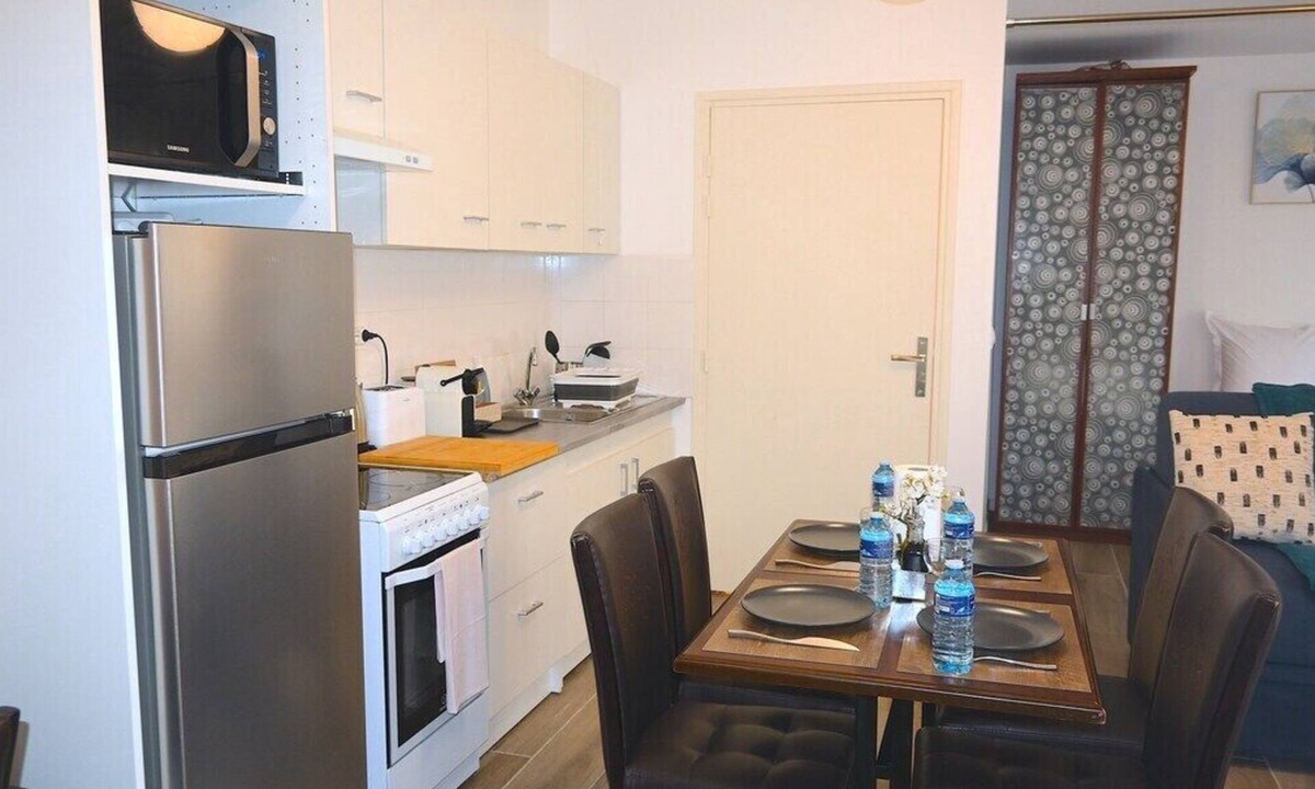 Le Blanc-Mesnil Apartment | Studio unit with balcony in front of Le Bourget airport
