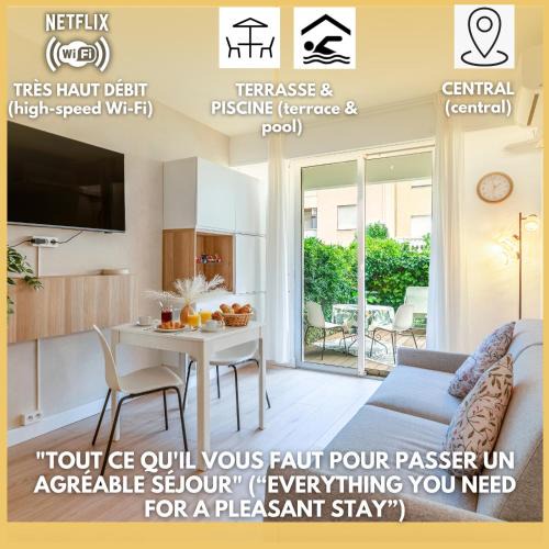 Beaulieu-sur-Mer Apartment | Terrazza Bella Pool - close to train station, city center and beach