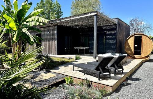 Mios House | Éco-Lodge avec son Spa Privatif