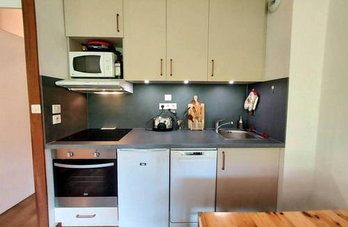 Plagne Centre Apartment | 1st floor, view mountain, balcony, tv, 33m², La Plagne