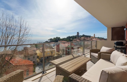 La Turbie Apartment | Agusta - Appt climatisé vue mer