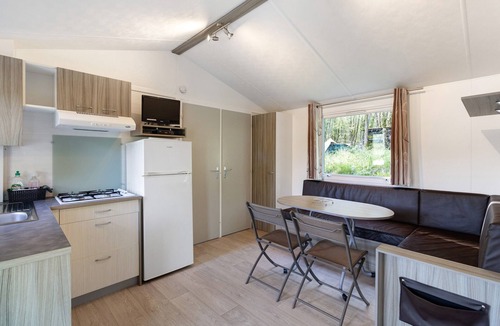 Bouzic House | Air-Conditioned "Ibiza" Mobile Home: Dordogne Getaway, Shared Pool & Mini-Farm near Sarlat