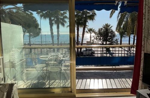 Cros-de-Cagnes Apartment | Apartment facing the sea with terrace and swimming pool in residence le grand large