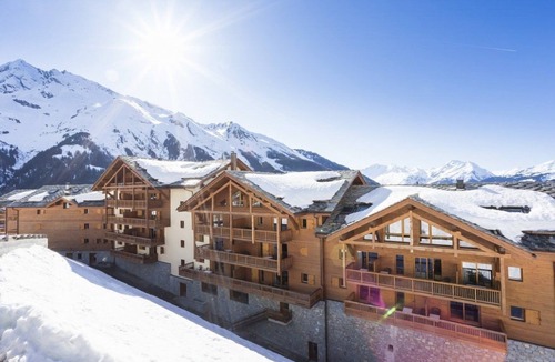 Sainte-Foy-Tarentaise Condo | Appartement de Famille Près des Pistes | Accès Piscine Intérieure + Spa Sur Place