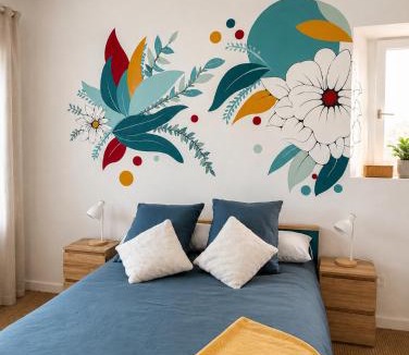 Eymoutiers Apartment | Appartement bleu