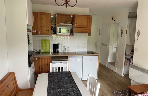 Saint-Etienne-de-Tinee Apartment | ⛷️ Auron - T2 + cabin with heated swimming pool & private covered parking lot