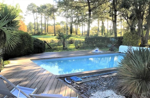 Gujan-Mestras House | BEAREZ House with swimming pool and view and access to the golf course