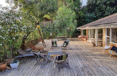 L'Herbe Villa | Beautiful villa at l'Herbe, large terrace in the trees, ideal for families of up to 10 people