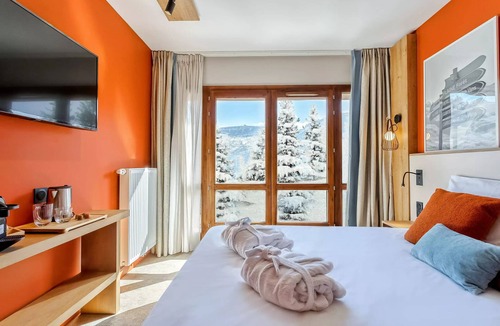 Flaine Hotel | Belambra Clubs Flaine Panorama - All inclusive - Premium Room 2 Adults View Balcony