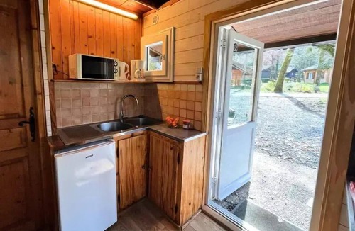 Messery Ski Chalet | Camping maeva Escapades Relais du Léman * - Chalet Mezzanine Cozy Small 3 Rooms 4/5 People + TV