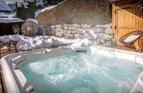 Le Grand-Bornand Ski Chalet | Chalet Alyssum - unique alpine stay for 13, hot tub & sauna - OVO Network