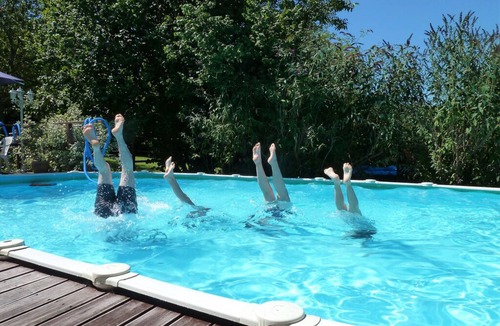Hautefort Cottage | Charming 18c stone Perigordian farm cottage: wifi, pool, gardens, valley view