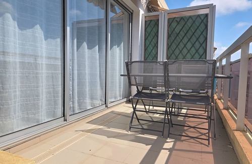 Golfe Juan Apartment | Chic top floor - Swimming pool and beach within walking distance