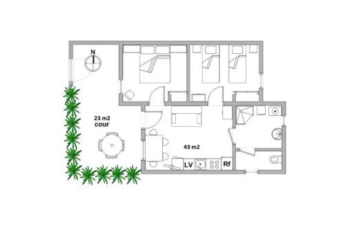 Le Brusc House | Cottage 43 m2 2 épis - Plage à 400m - PARKING Jardin TERRASSE Wifi