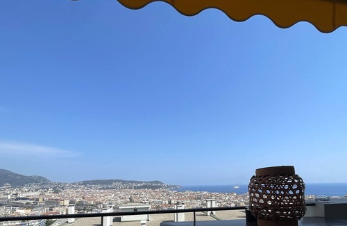 Saint Philippe Apartment | Exceptionnelle vue mer et Nice, Appart 2 Chambres Standing, Terrasses, Garage