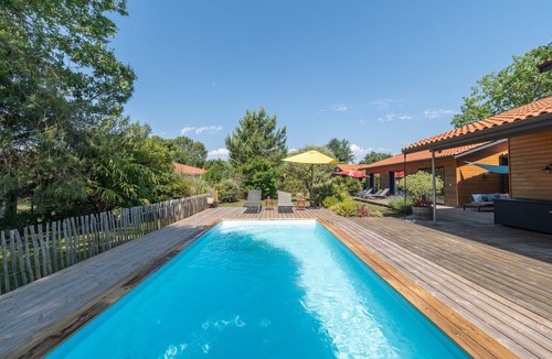 Biscarrosse Villa | Family Villa Near Biscarrosse Lake - Pool, 10 People, Near Bike Trails