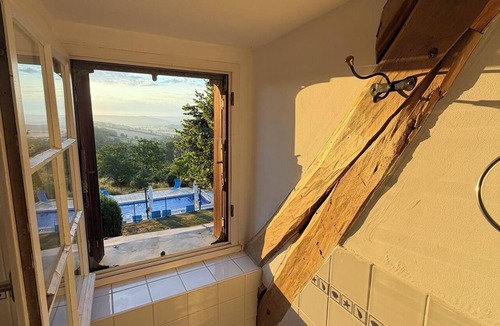 Lantilly House | Former wine merchant's house and barn, sleeps 14, private pool, stunning views.