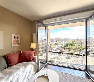 Talence Apartment | L'Alta - Appartement spacieux et lumineux 2 chambres proche Tram, Universités, Bordeaux Centre