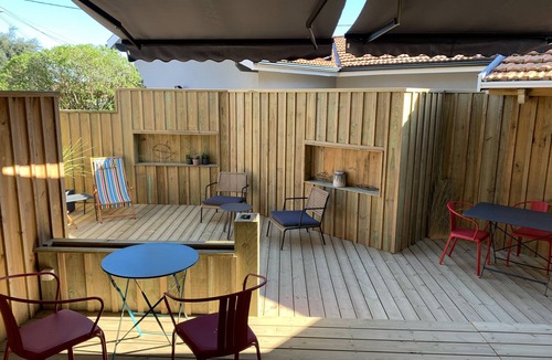 Cap-Ferret Apartment | LA GRAVETTE "lesvillasdumimbeau.com" Quartier des Pêcheurs rated 3 stars.
