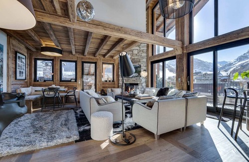 Val-d'Isere Apartment | Luxury apartment with jacuzzi, terrace and fireplace - 10 people
