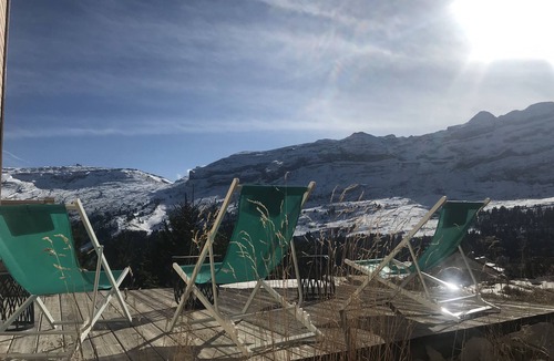 Flaine Apartment | MAGNIFICENT APT -TERRACE AND BREATHTAKING VIEW OF THE CIRQUE DE FLAINE ALT. 1800M