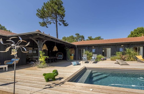 Cap-Ferret House | Magnifique maison climatisée dans les vallons avec piscine