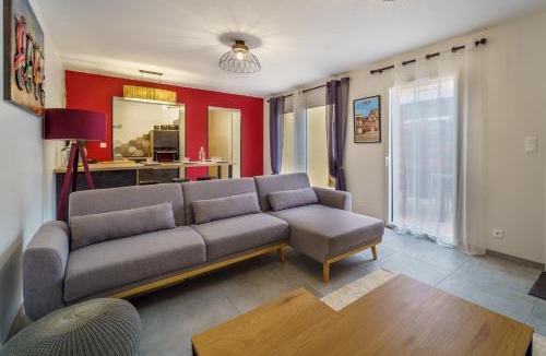 Jouvence House | Maison calme avec terrasse garage centre-ville B