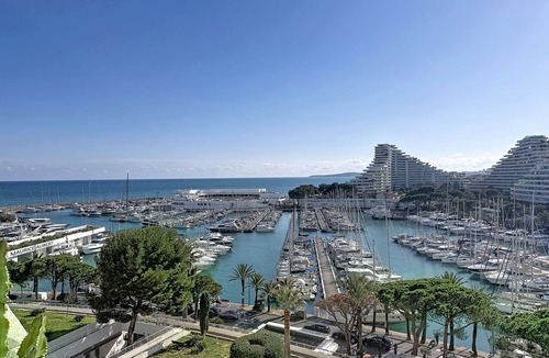 Villeneuve Loubet Beach Apartment | Marina 6 Pers ParkingPrivé Vue Mer 7ème Clim WIFI