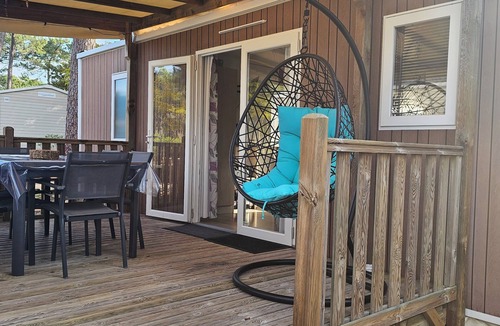 Claouey House | Mobile home rental Camping les Embruns 4* Claouey/Lège Cap Ferret