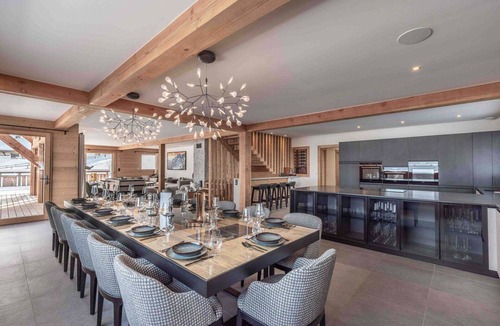Combloux Ski Chalet | Modern chalet in Combloux with pool and wellness area