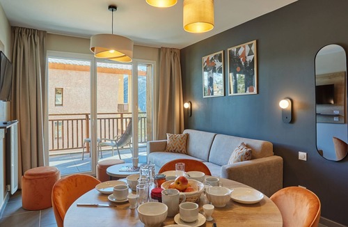 Saint-Etienne-de-Tinee Apartment | Odalys Collection Le Mont d'Auron by Interhome