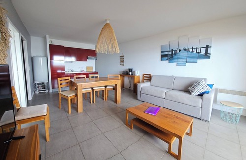 Lacanau-Ocean Apartment | Pasino bright apartment+Terrace15m2, sea view, WIFI, Parking included, 6 p N°2