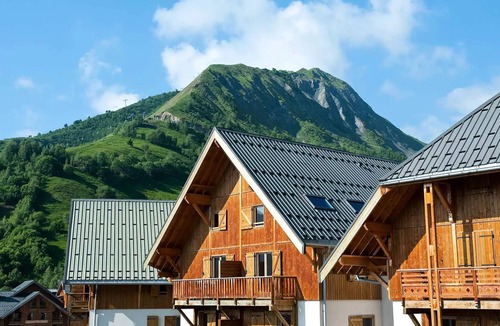 Saint-Sorlin-d'Arves Apartment | Residence Les Fermes de Saint Sorlin * - 5 Rooms Duplex Mountain Corner 12 People