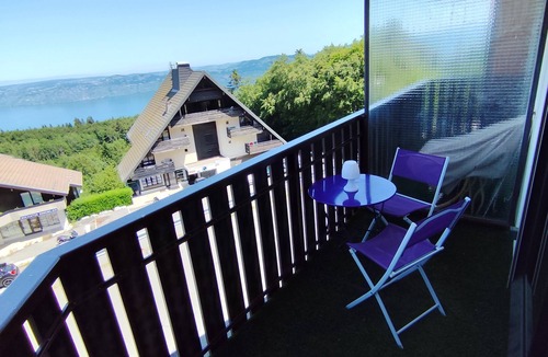 Thollon-les-Memises Apartment | Schuss: Summer and Winter Balcony with a View of the Lake — The SCHUSS Building