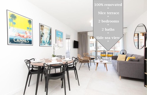 Cannes City Centre Apartment | Superb 2 beds 2 baths next to Martinez Hotel