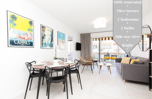Cannes City Centre Apartment | Superb 2 beds 2 baths next to Martinez Hotel
