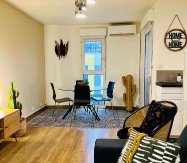 Beaux Arts-Boutonnet Apartment | T2 Beaux Arts parking privé gratuit