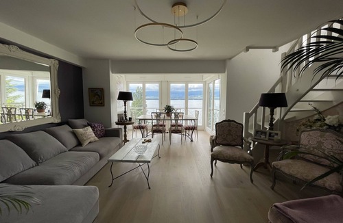 Yvoire Apartment | Unique duplex with breathtaking view of the port of Yvoire