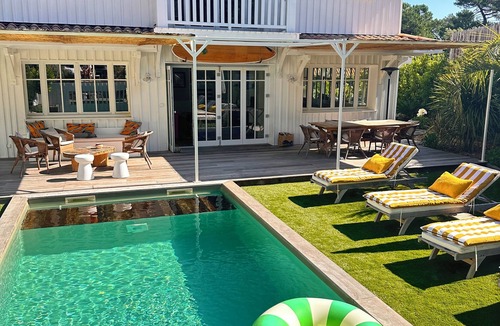 L'Herbe Villa | Villa Oyster (2024) – Cap Ferret, Village de l'Herbe – Pool, Ocean & Bay