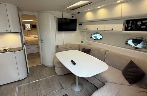 Pointe Croisette Boat Rental | Yacht 17M Cannes Croisette Port Canto, 3 Bedrooms, air conditioning, tv