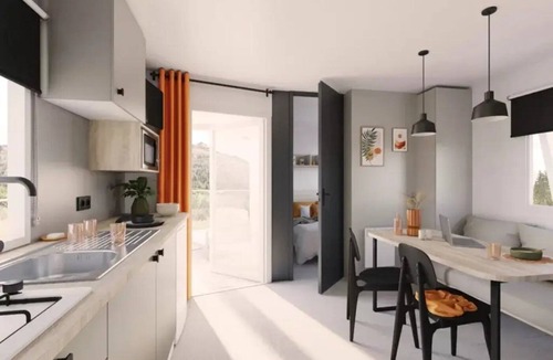 Gex House | ZEcamping 3* animaux acceptés locatif TV clim 23m2 4 pers